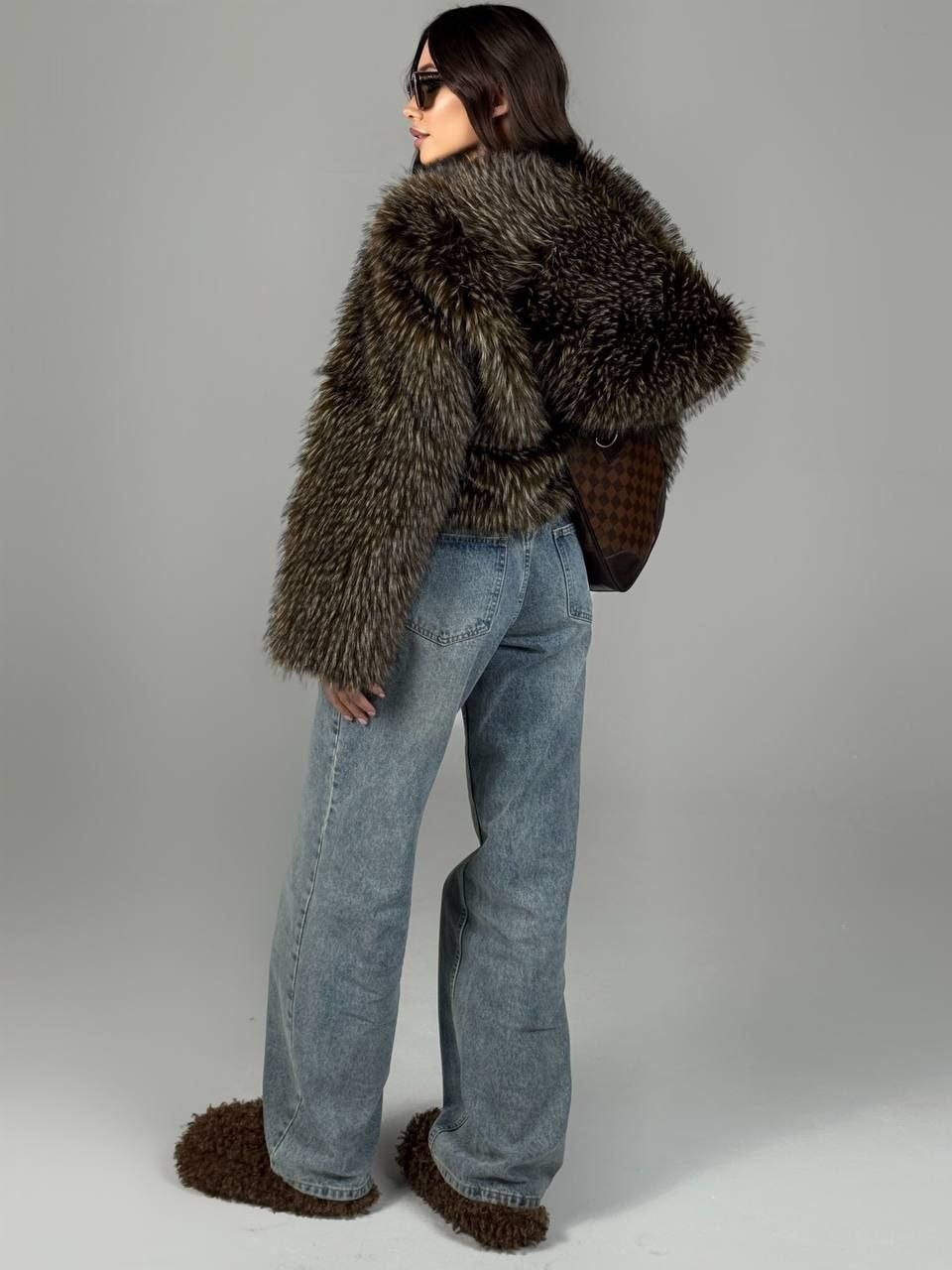 шуба из енота,женская шуба,меховая куртка,шуба енот длинная елена фурс,вязаная шуба