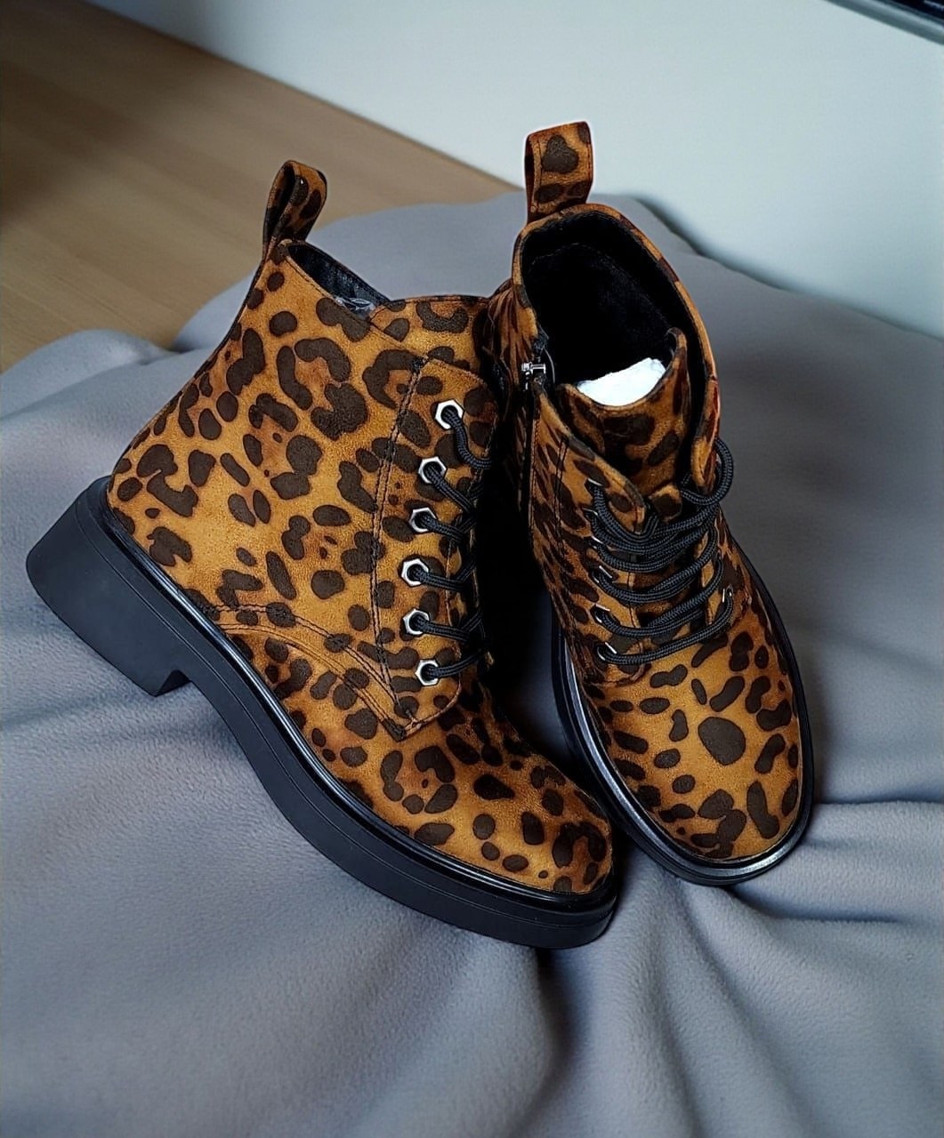 ,женские ботинки,леопардовые ботинки,модные ботинки,обуви