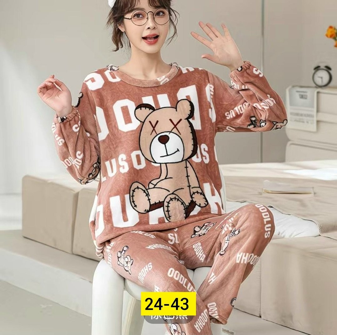 теплая пижама,пижама теплая женская,пижамы для женщин,милая пижама,пижама комплект