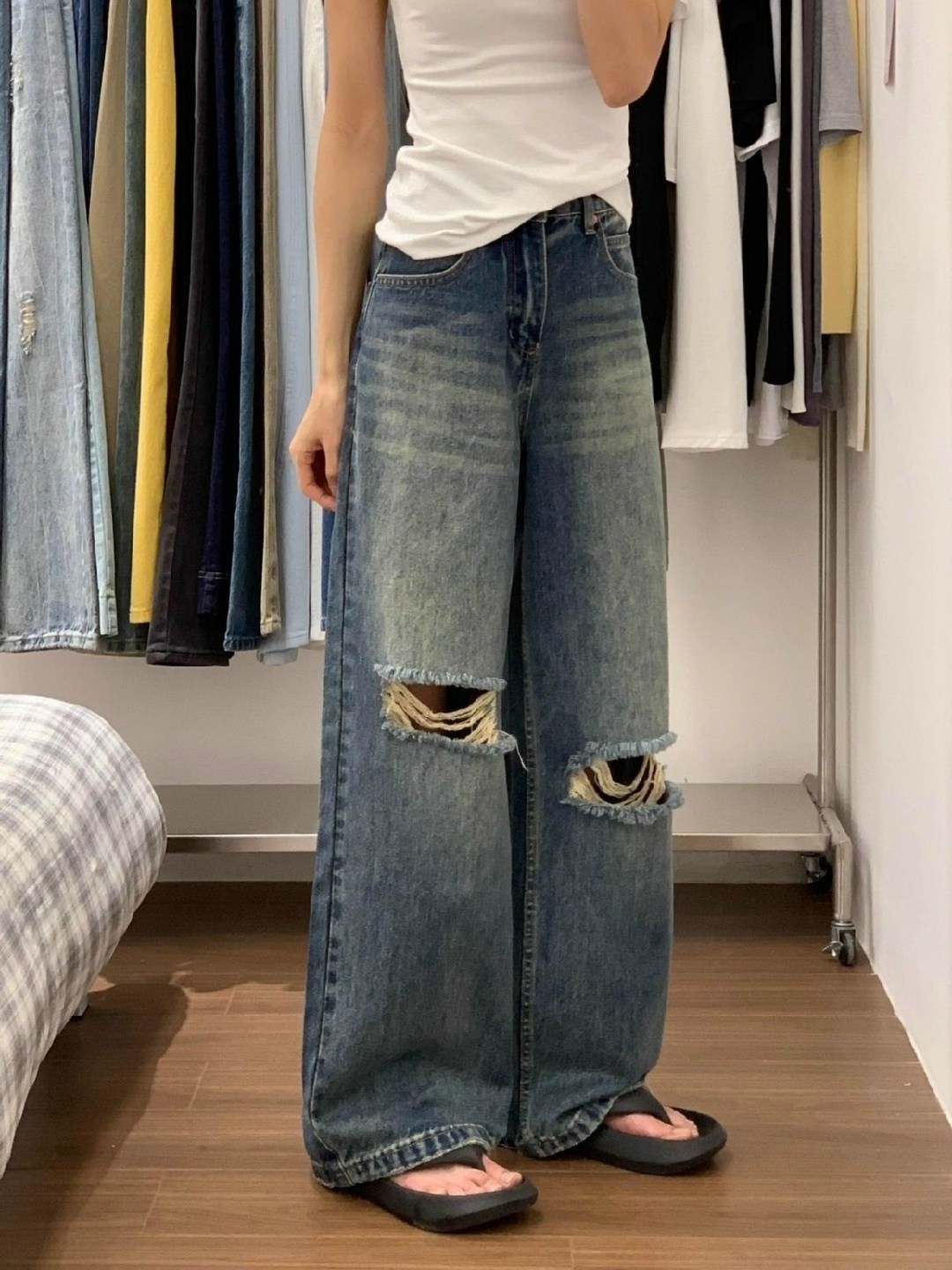 джинсы широкие,джинсы повседневные,джинсы брюки,женские джинсы,женские широкие джинсы