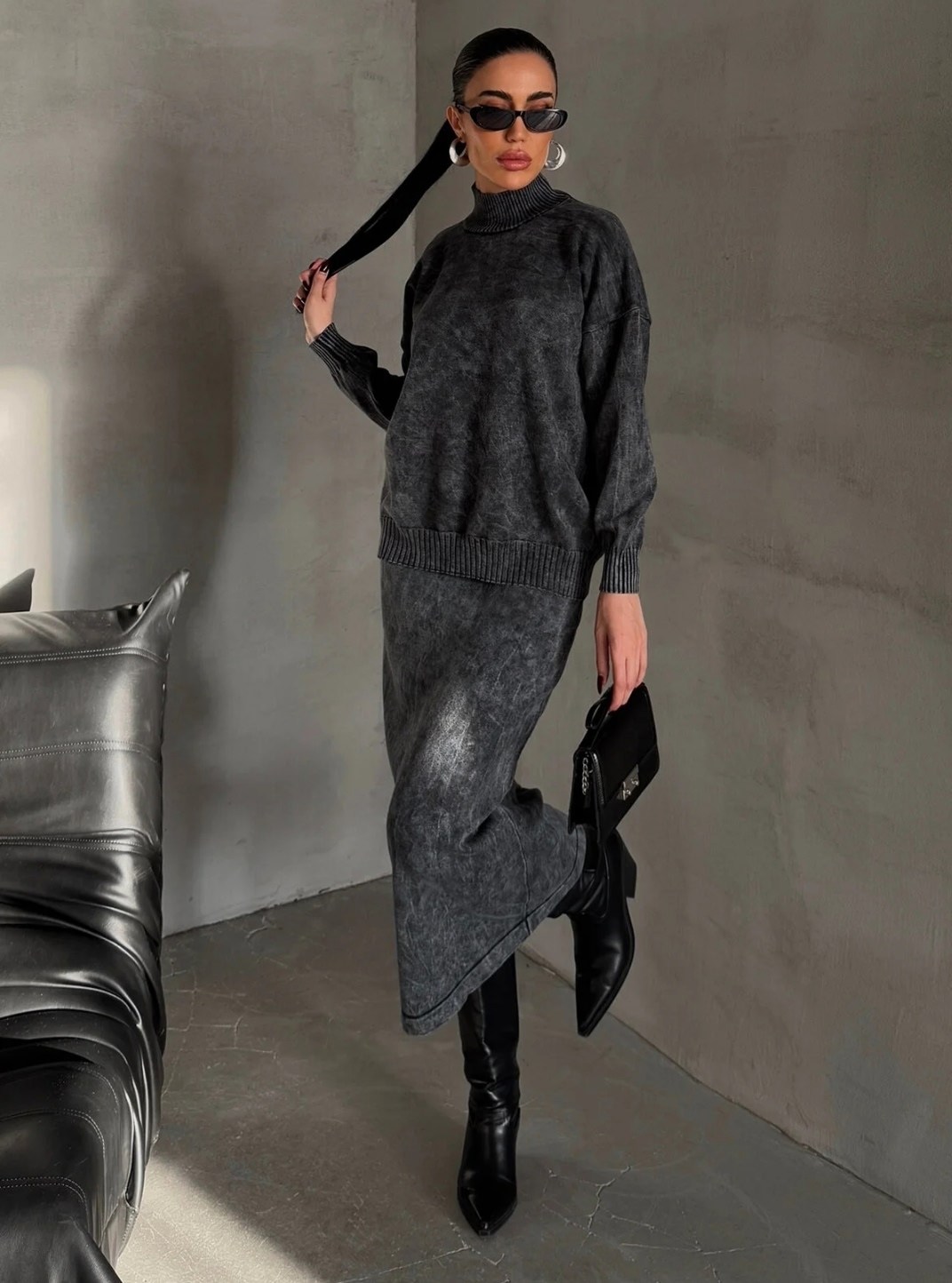 трикотажные костюмы,костюм вязаный с юбкой,трикотажные костюмы с юбкой,костюм свитер и юбка,вязаный костюм оверсайз