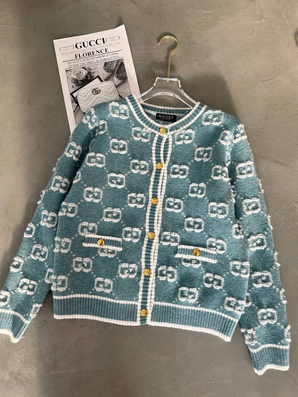 кардиган кофта,кардиган женский,модные кардиганы,кардиган,кардиган гуччи голубой