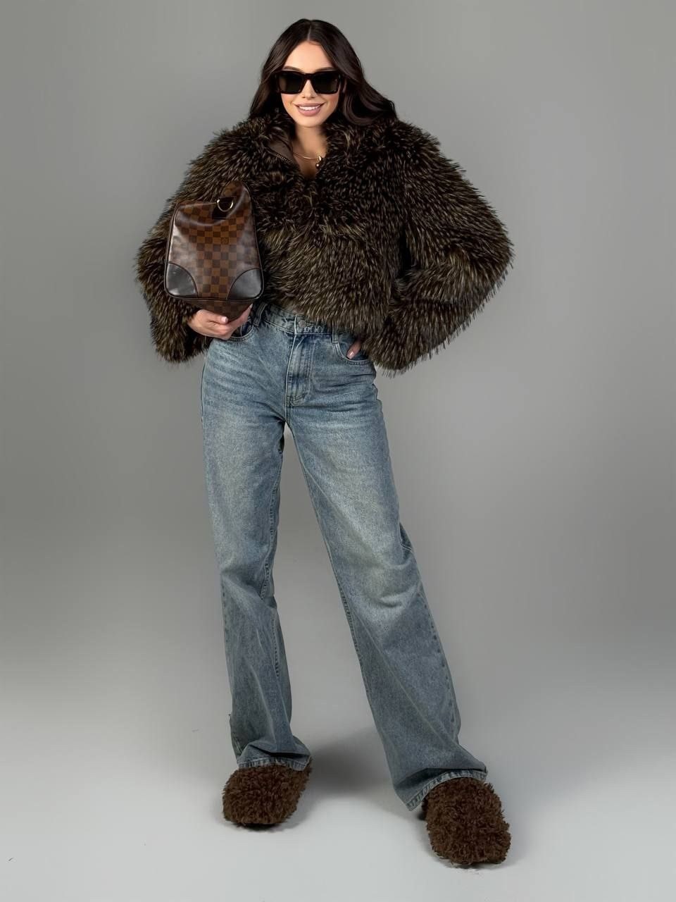 шуба из енота,женская шуба,меховая куртка,шуба енот длинная елена фурс,вязаная шуба