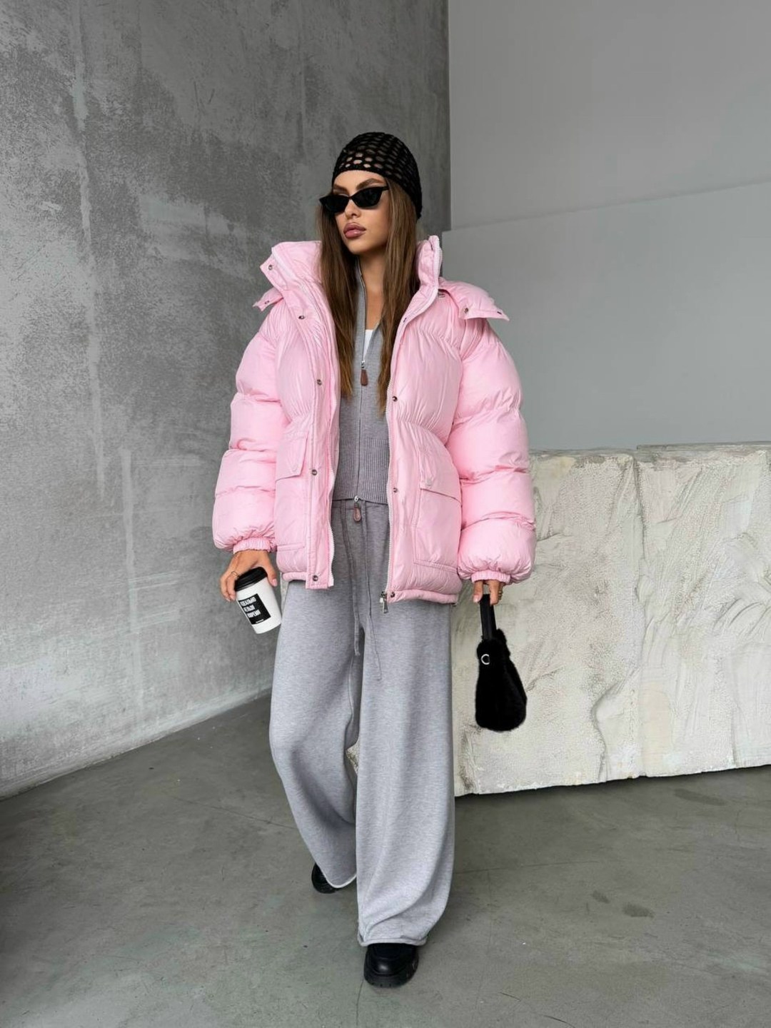зимние куртки,куртка оверсайз,розовая куртка,пуховик розовый,модная куртка