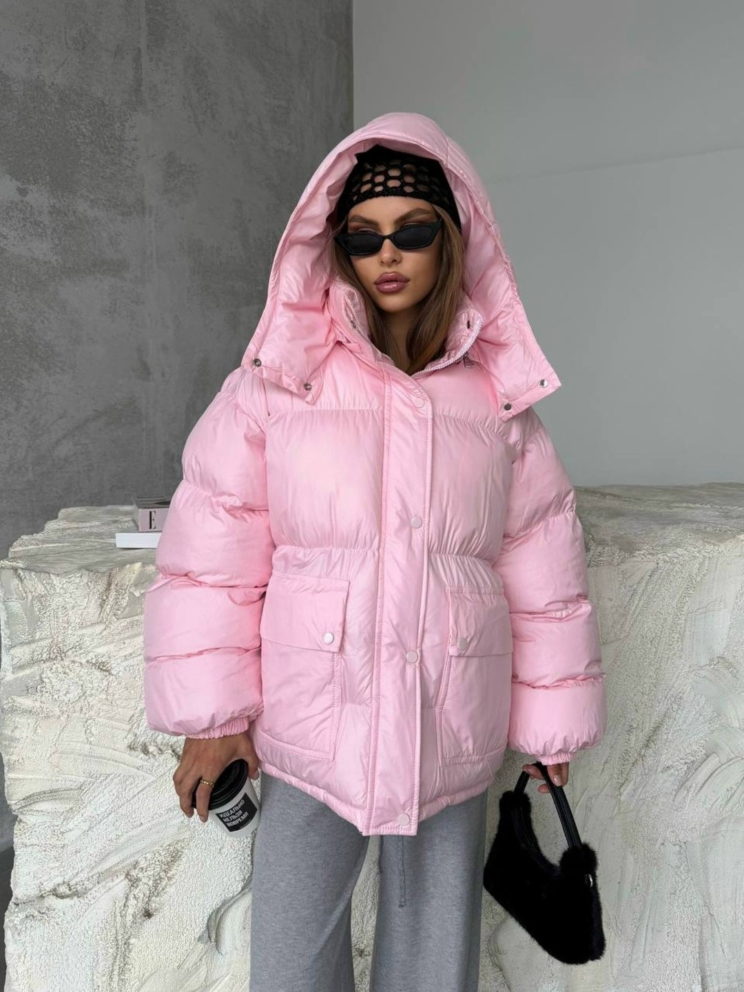 зимние куртки,куртка оверсайз,розовая куртка,пуховик розовый,модная куртка