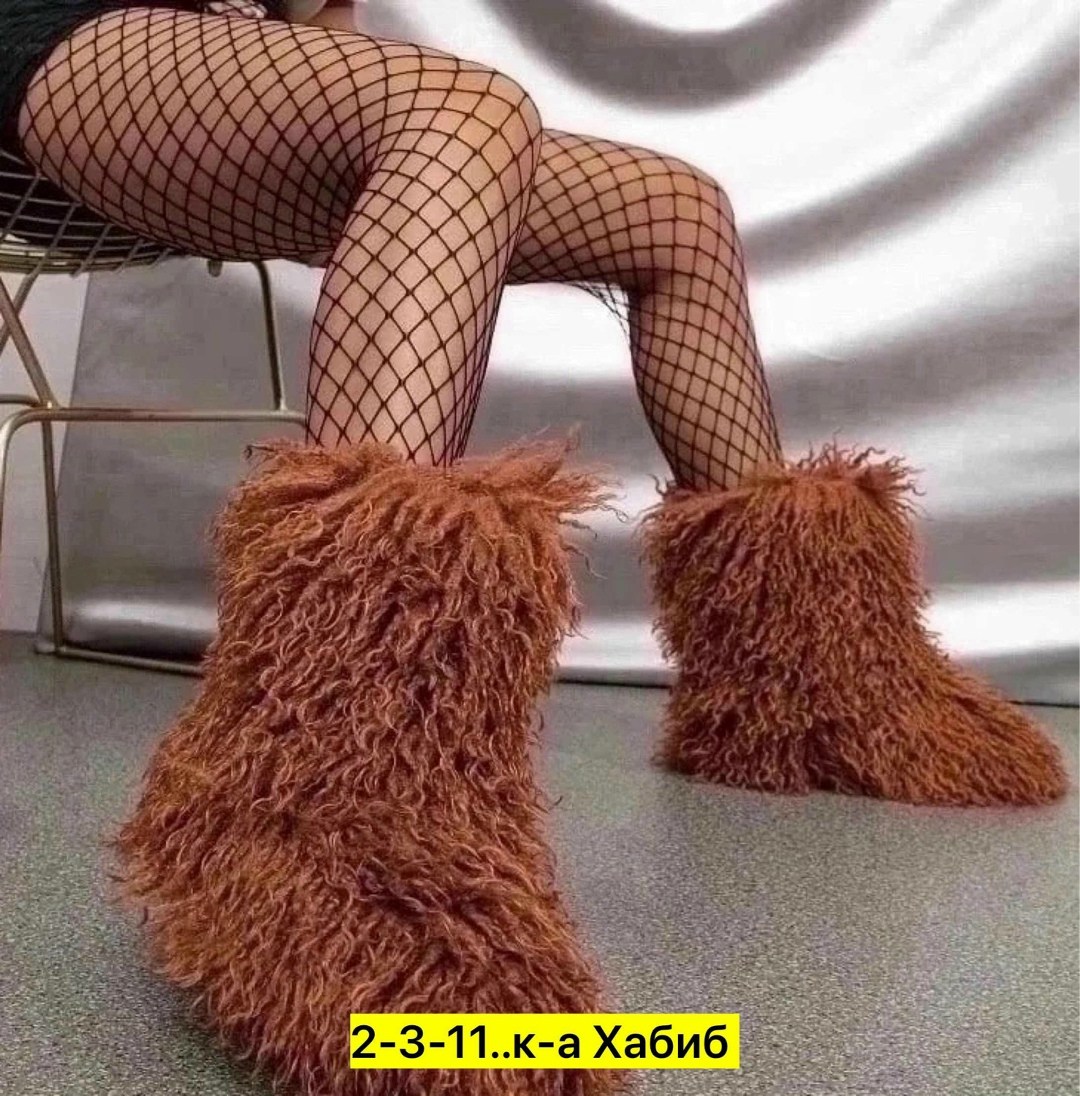 пушистые сапоги,меховая ,меховые сапоги,,сапоги пушистые женские