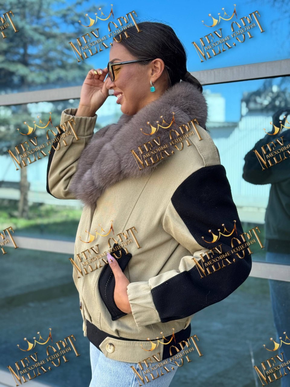 куртка с мехом,куртка меховая,куртка с натуральным мехом песца,джинсовая куртка с мехом,куртка кожаная с мехом