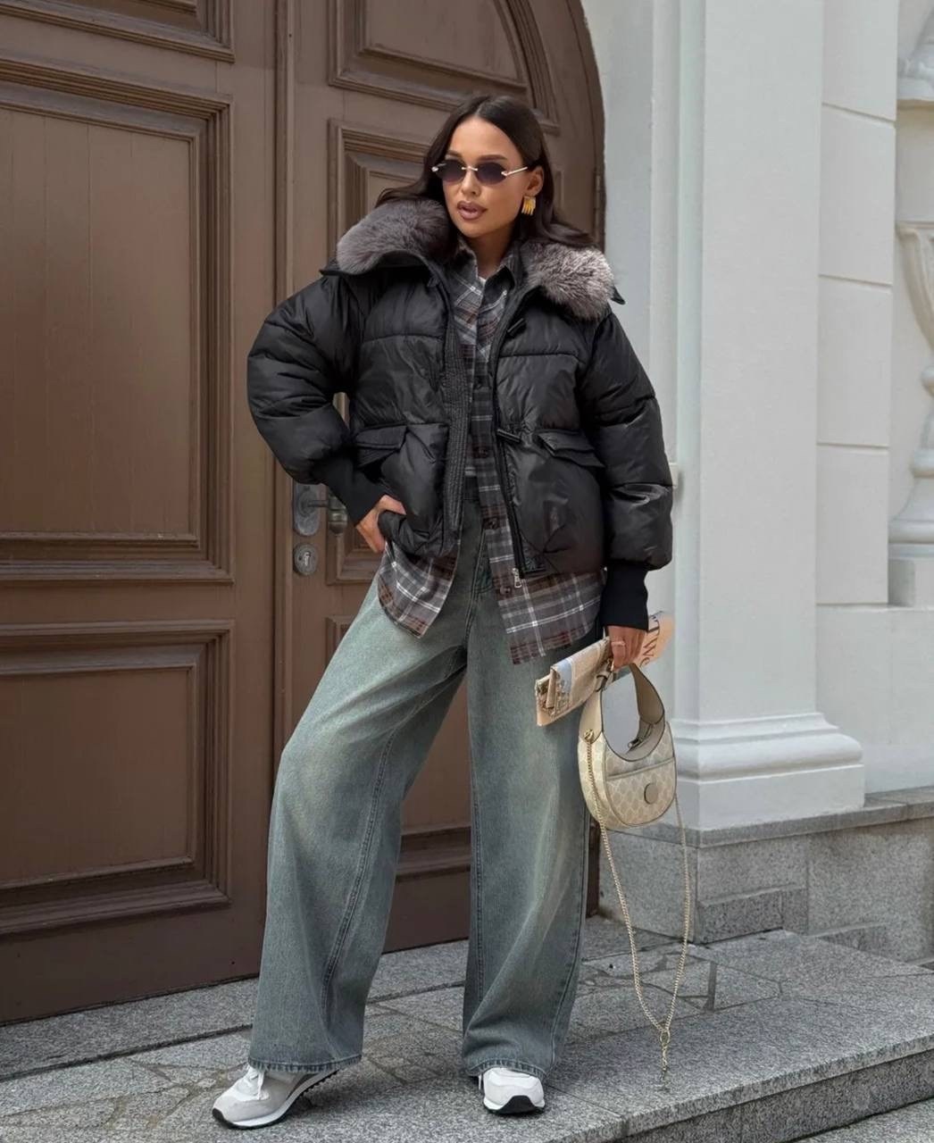 стильные пуховики,модные пуховики,короткий пуховик,пуховик повседневный,куртка пуховик с натуральным мехом