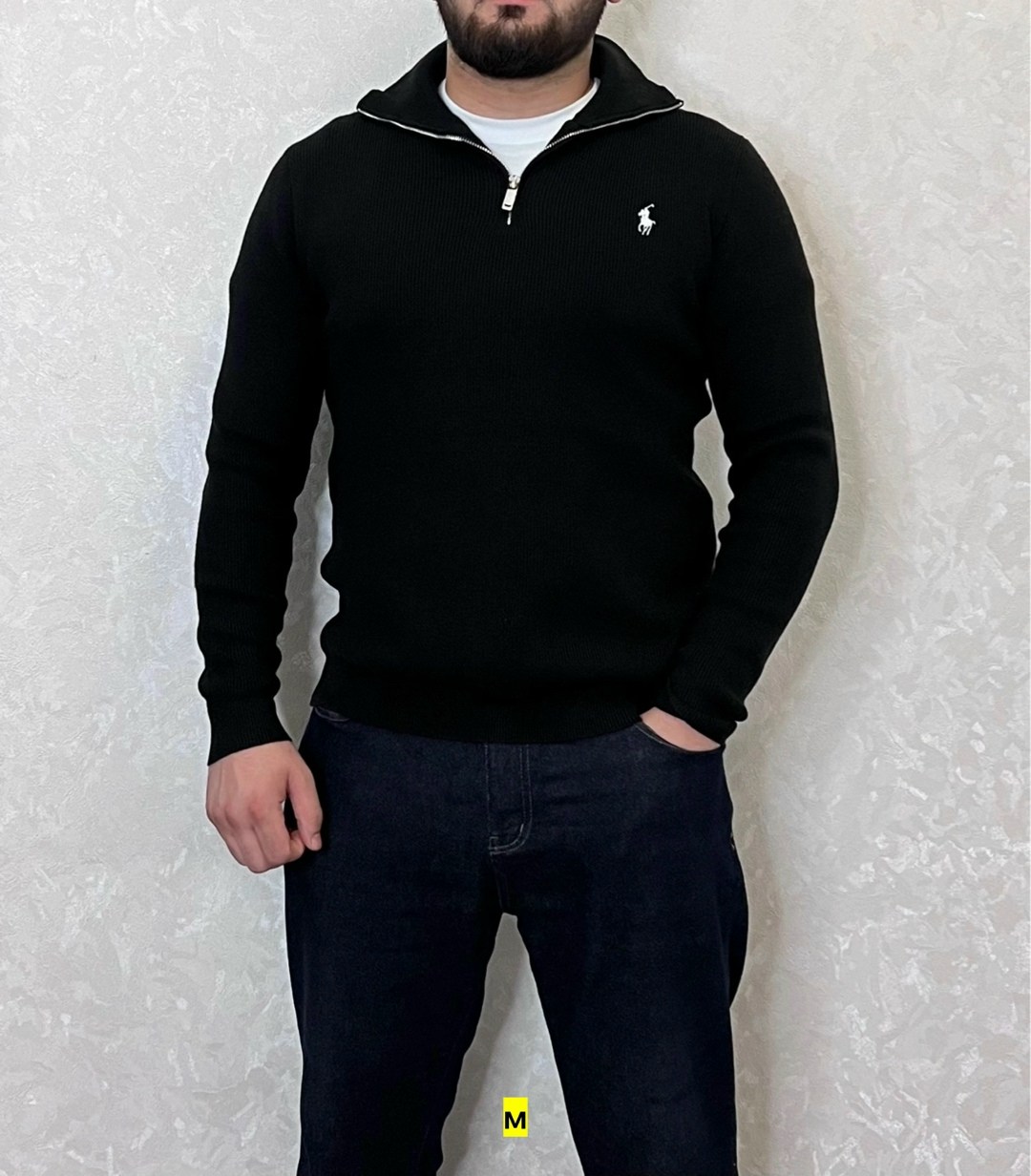 кофта поло,мужская кофта,джемпер с воротником,кофта polo ralph lauren,поло свитер