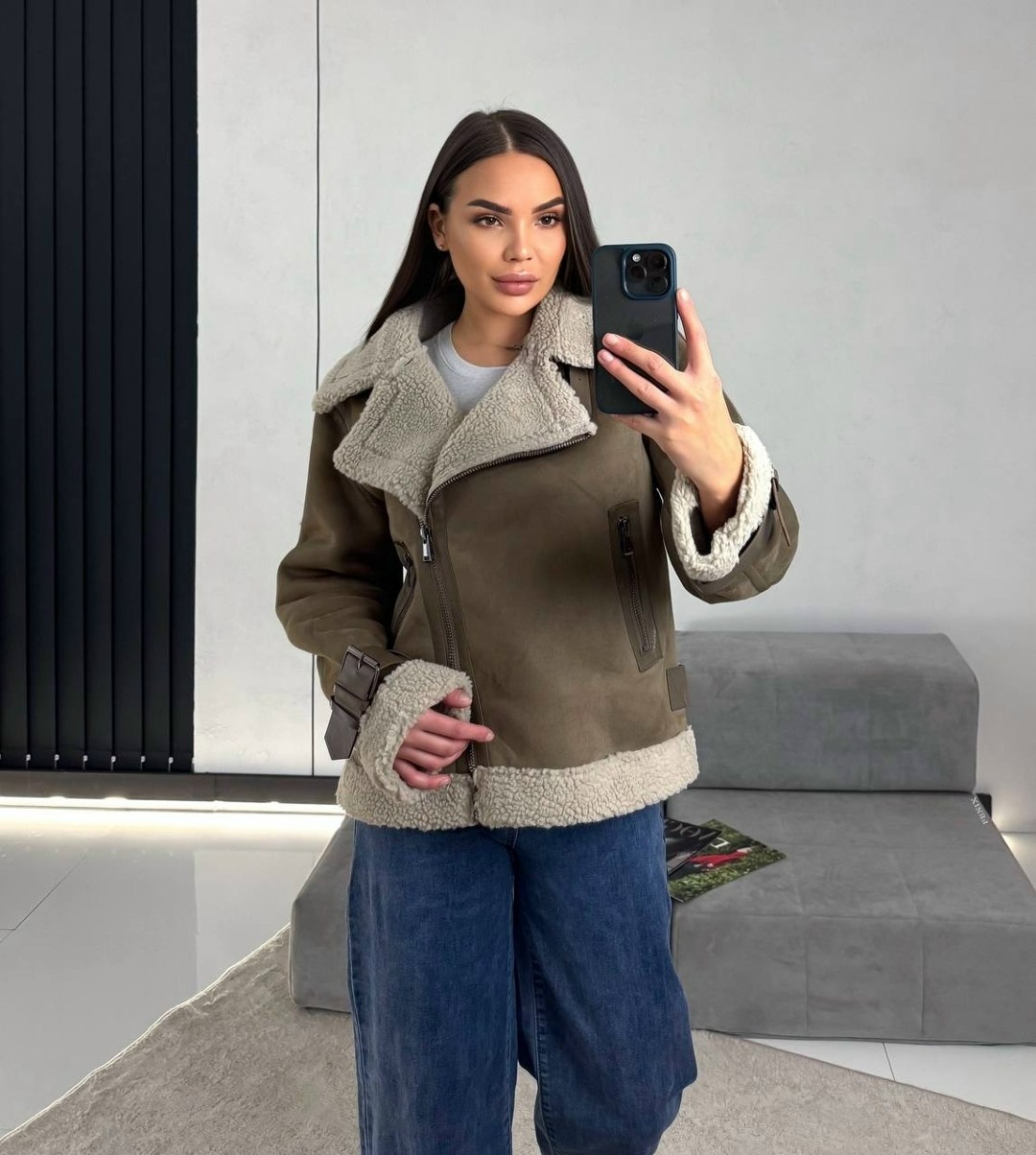 дубленка женская,стильная дубленка,дубленка женская авиатор,модные женские дубленки,куртка из искусственной овчины