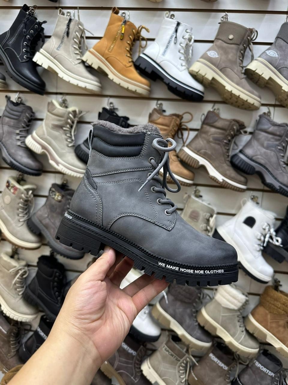 ,ботинки женские,ботинки,ботинки серые,ботинки зимние женские