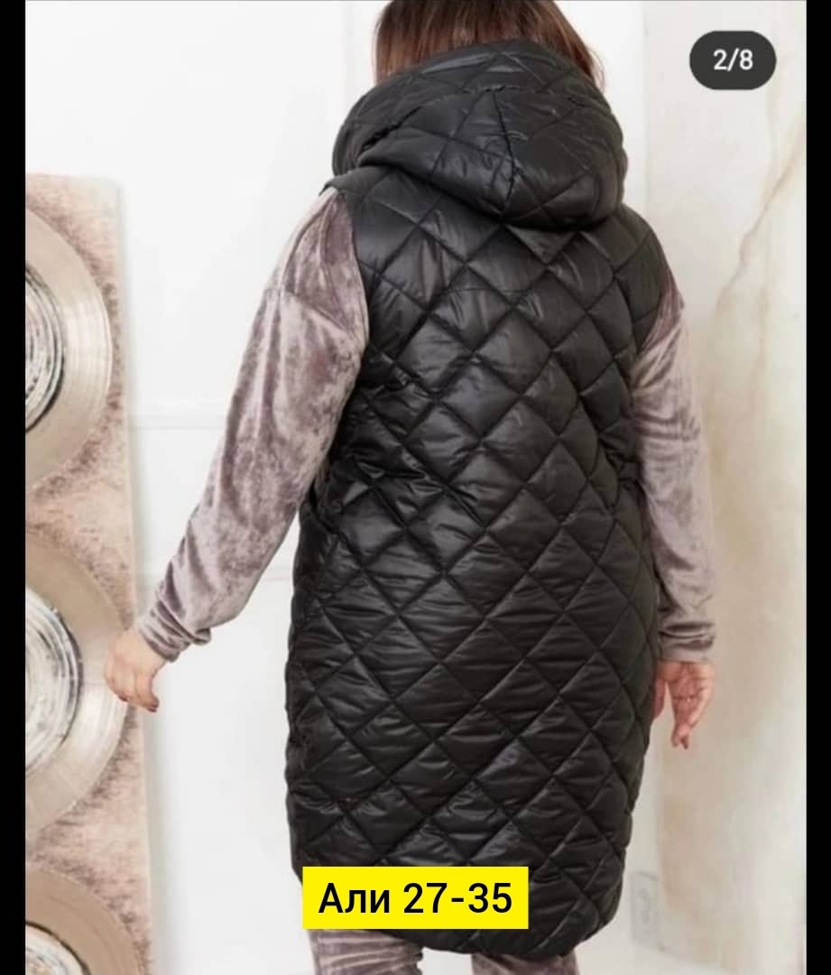 жилет на синтепоне,демисезонная жилетка,жилет женский удлиненный стеганные,жилет демисезонный,удлиненный стеганый жилет