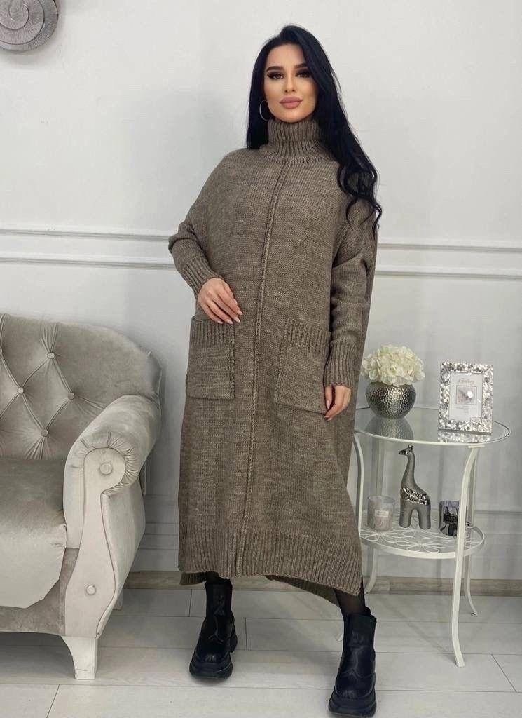 трикотажное платье оверсайз,трикотажное платье теплое,платье вязаное,вязаное платье теплое,трикотажное платье туника