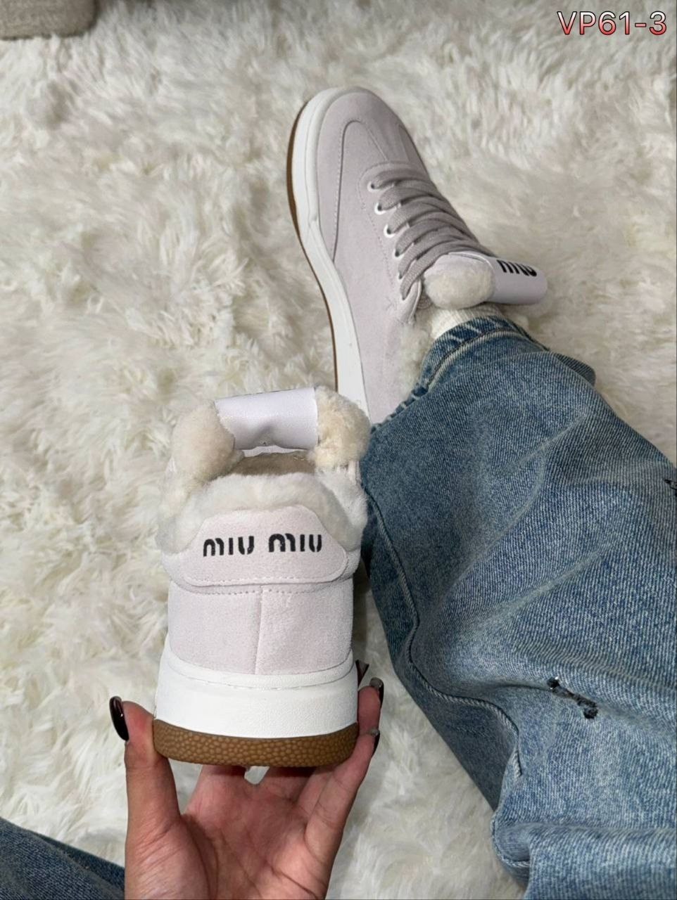 ,женские кроссовки miu miu,зимние кроссовки женские с мехом,кроссовки miu miu,кроссовки зимние женские