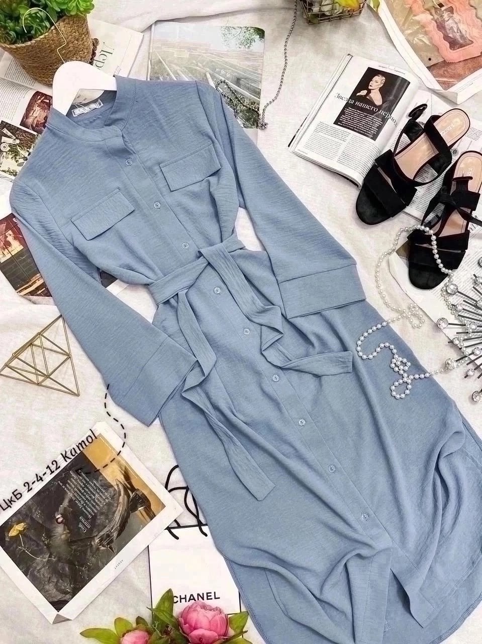 платье женская,платье рубашка миди,платье рубашечного кроя,женское платье рубашка,зеленое платье