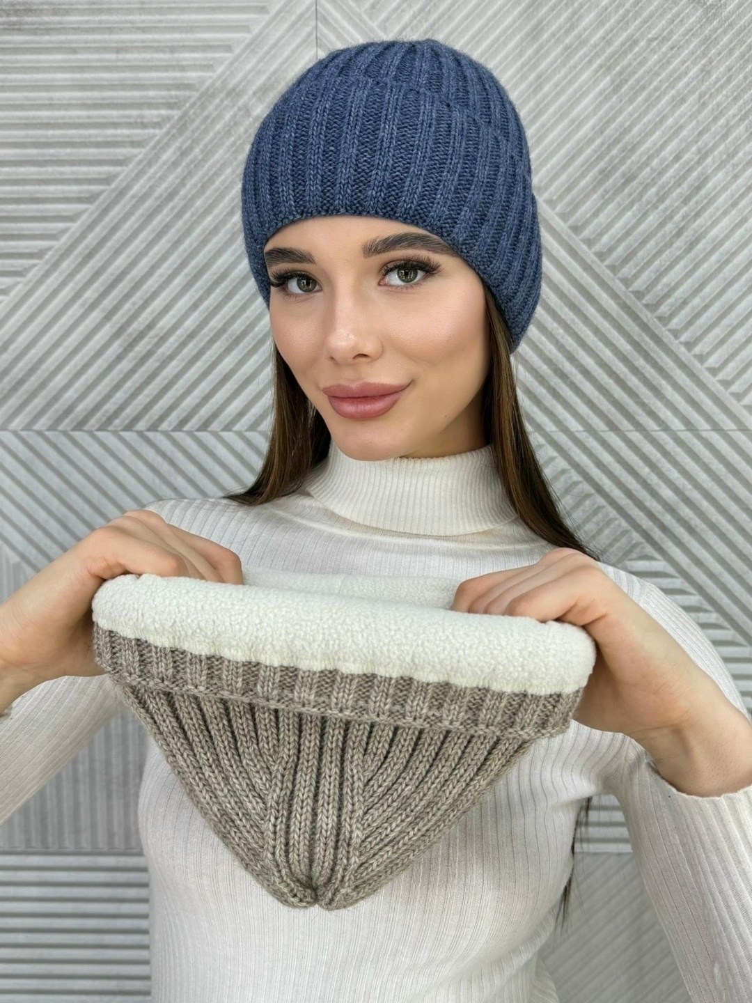 шапка женская,шапка для женщин,вязаная женская шапка,шапка,комплект шапки