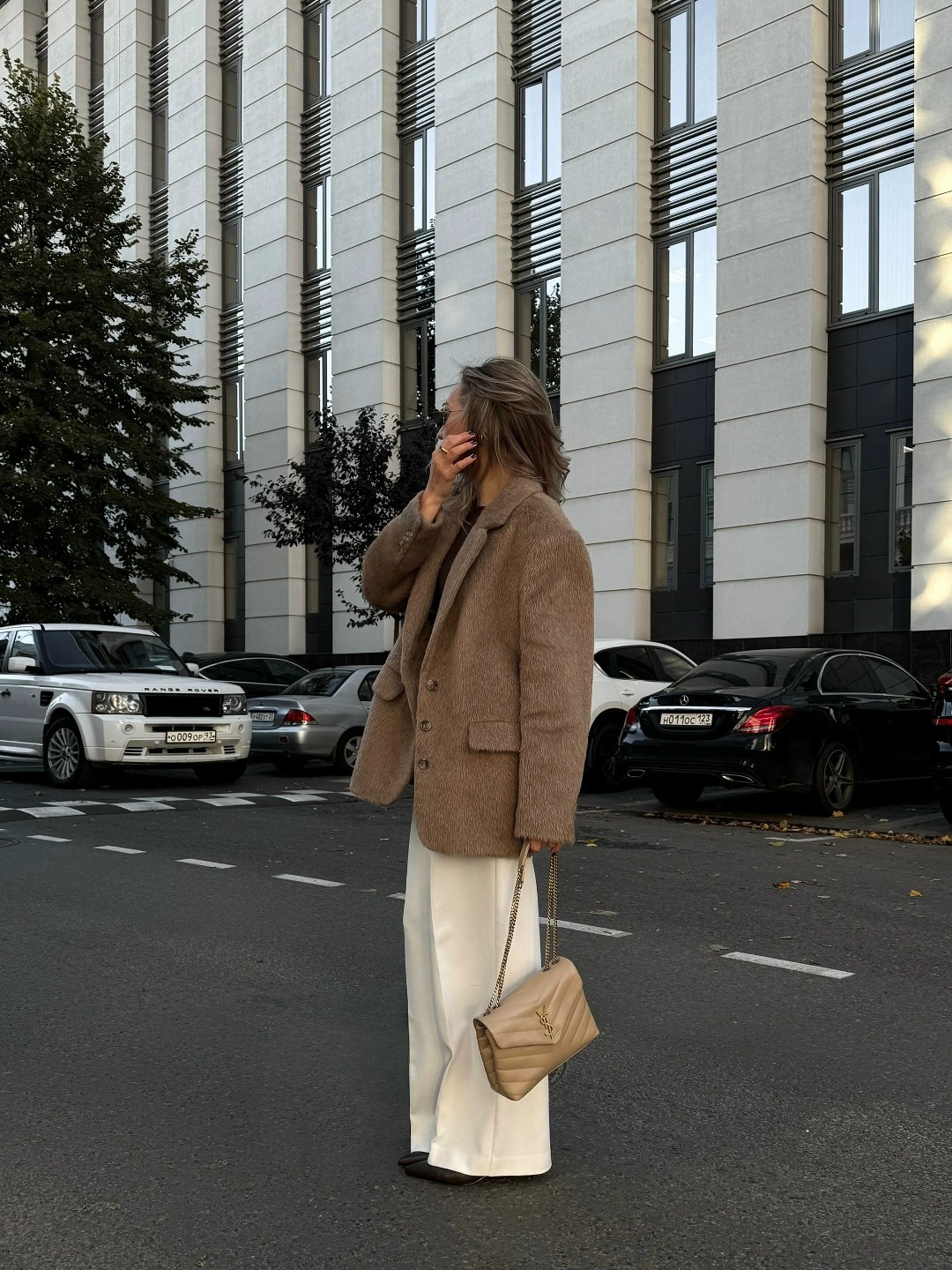 модные образы,стильные образы,мода стиль,брюки палаццо и пиджак оверсайз