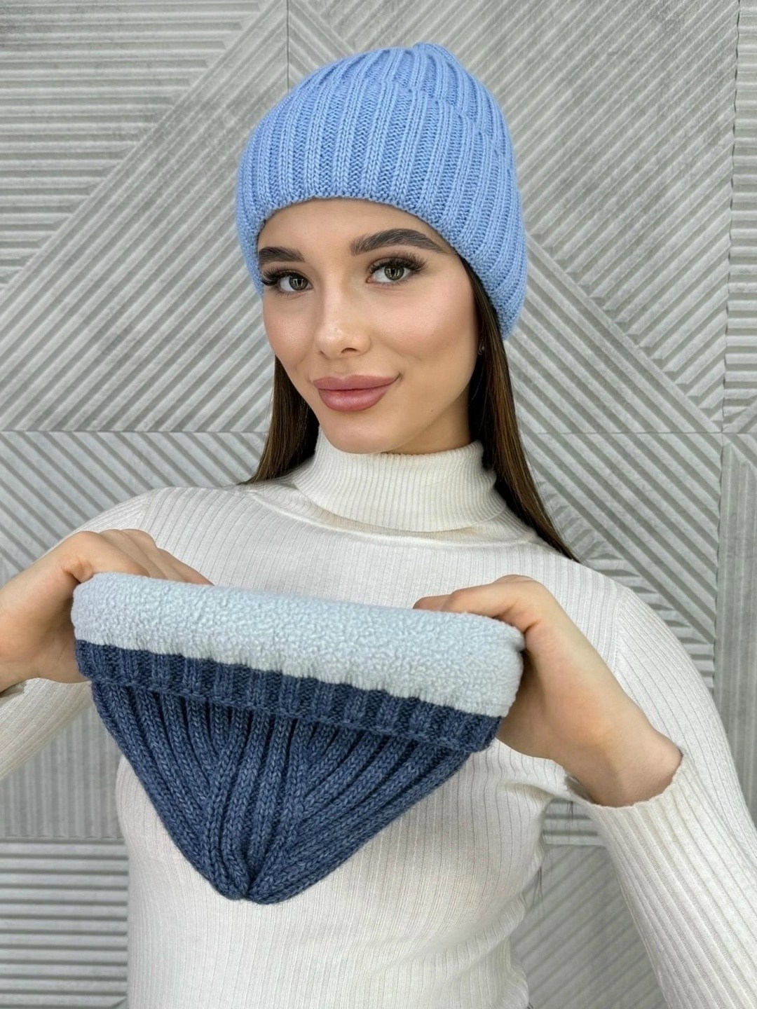 шапка женская,шапка для женщин,вязаная женская шапка,шапка,комплект шапки