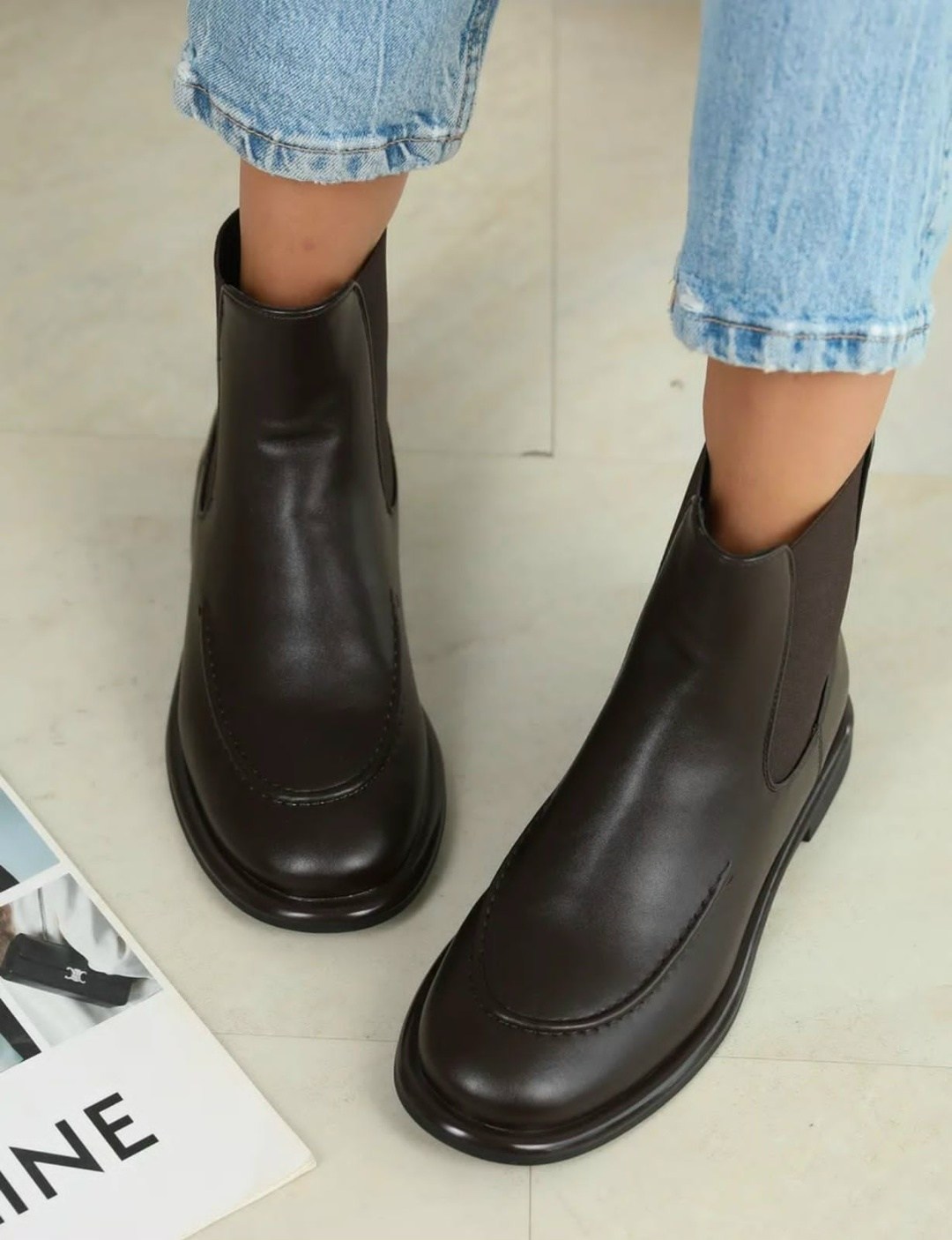 ,ботинки челси,женские ботинки челси,ботинки челси из натуральной кожи,обуви