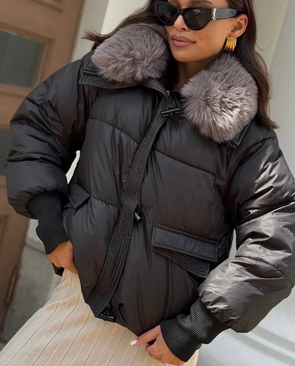 стильные пуховики,модные пуховики,короткий пуховик,пуховик повседневный,куртка пуховик с натуральным мехом