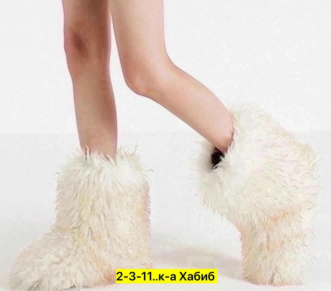 пушистые сапоги,меховая ,меховые сапоги,,сапоги пушистые женские