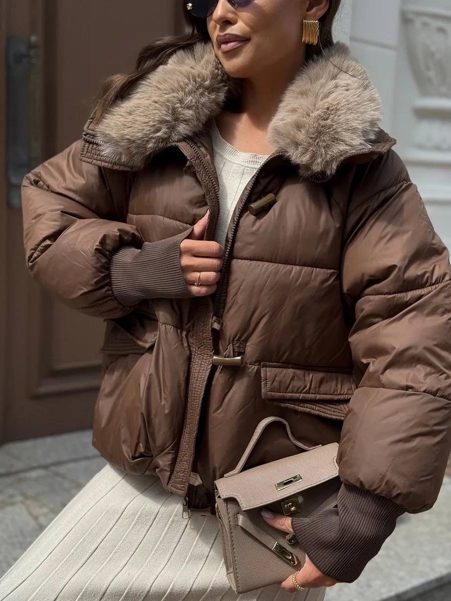 стильные пуховики,модные пуховики,короткий пуховик,пуховик повседневный,куртка пуховик с натуральным мехом