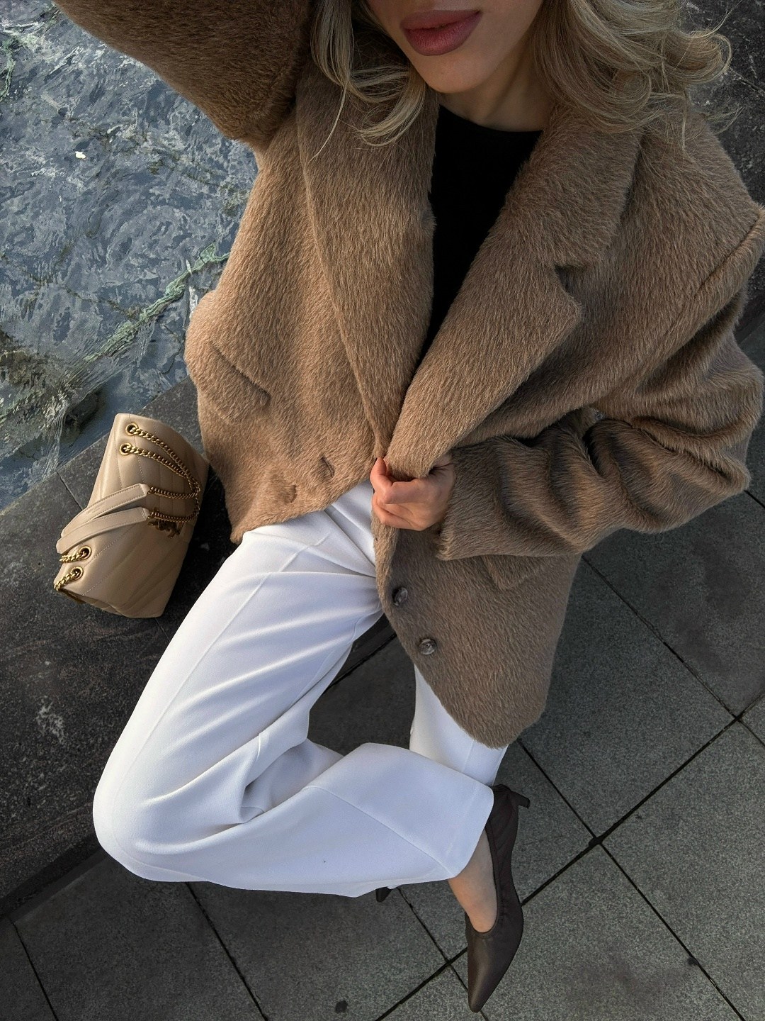 модные образы,стильные образы,мода стиль,брюки палаццо и пиджак оверсайз