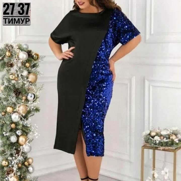 новогоднее платье большой размер,нарядное платье,платье для полной женщины,платье большие размеры,платье с пайетками
