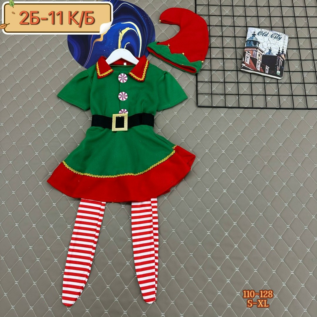 рождественские костюмы,костюм эльфа для девочки,костюм эльфа санты для девочки,костюм новогоднего эльфа,эльф костюм