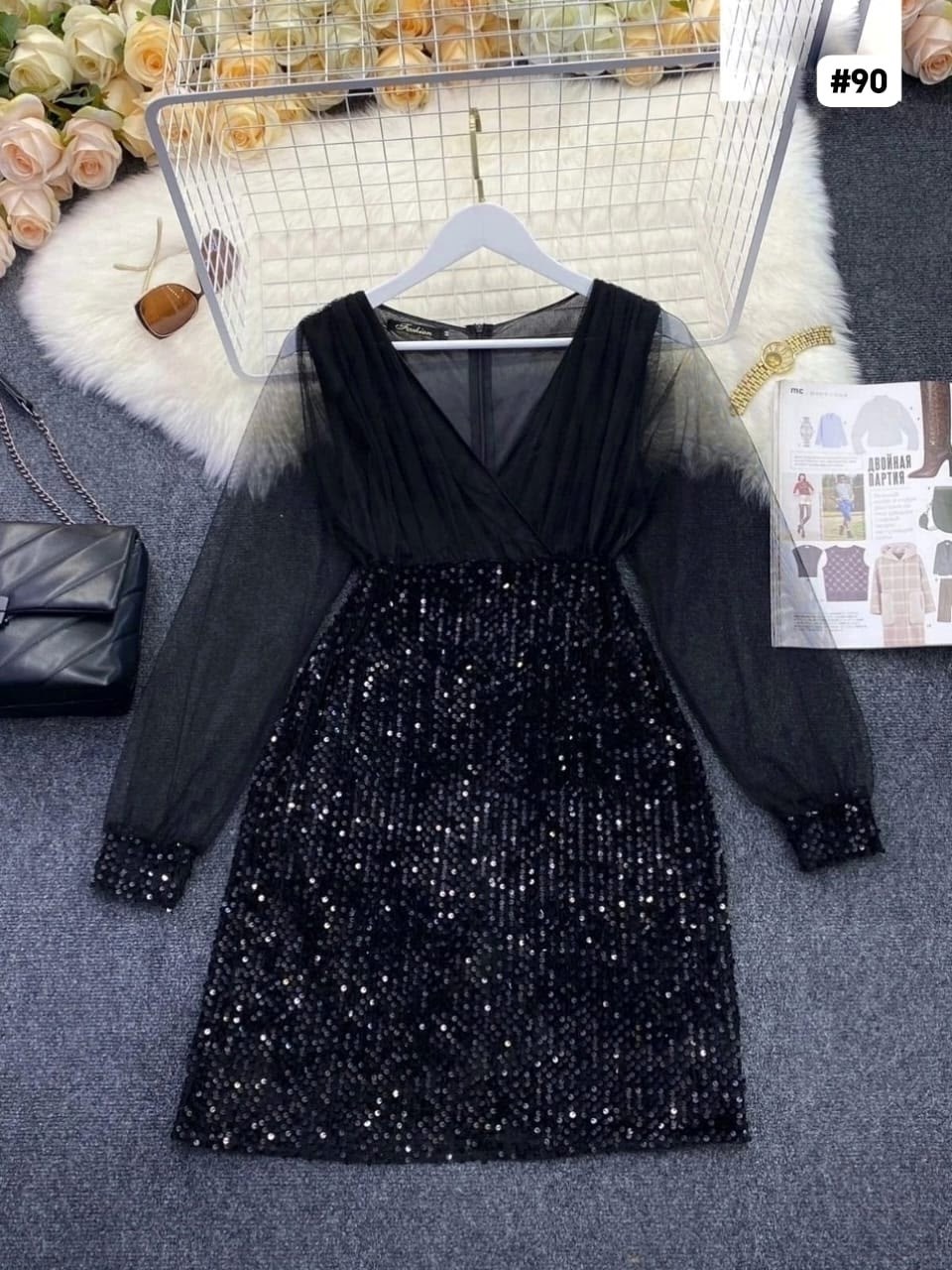 платье с блестками,платье с пайетками,шикарное платье,платье с сеткой,модное платье