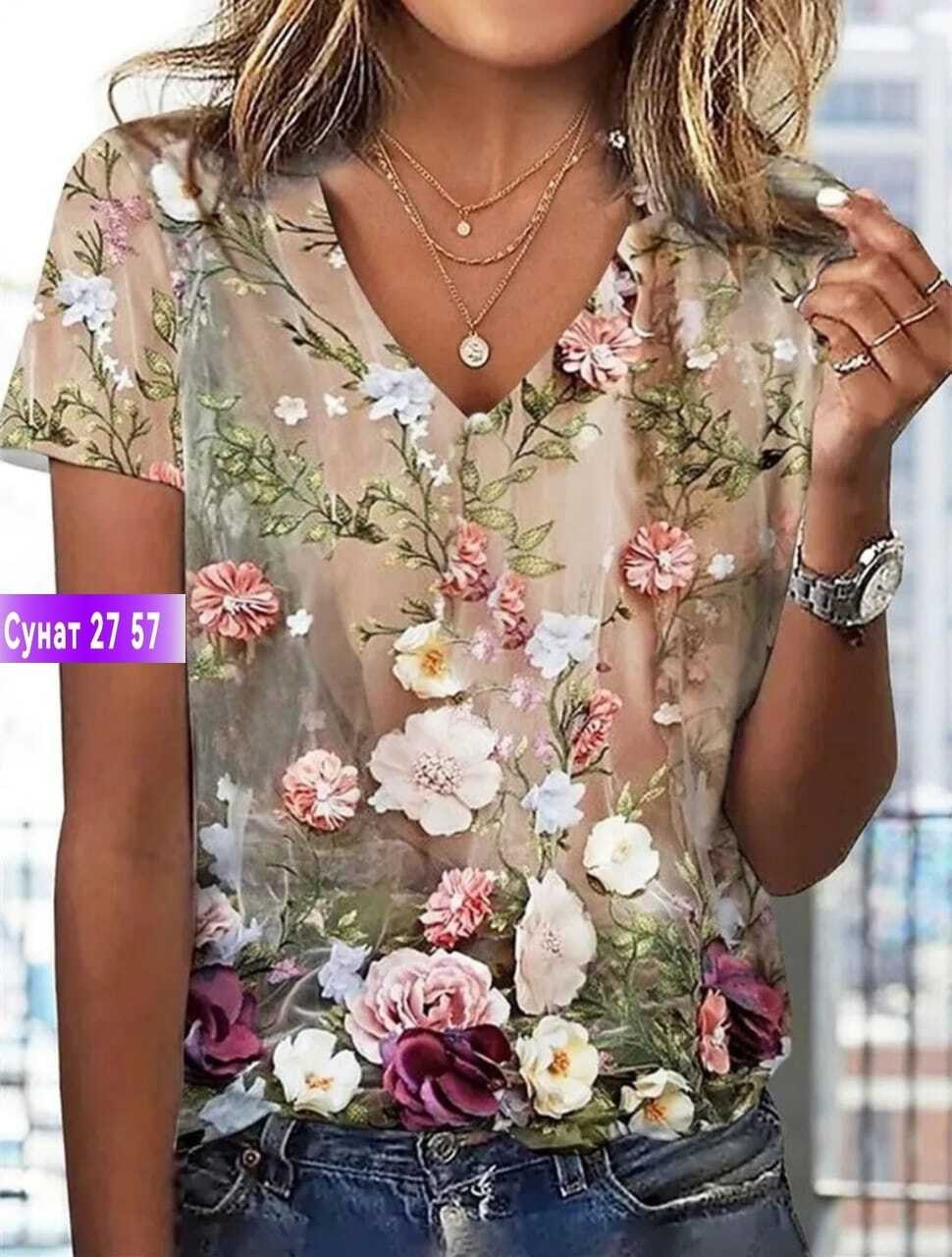 рубашка в цветочек женская,женская футболка,летние женские футболки,блузка женская,летние блузки