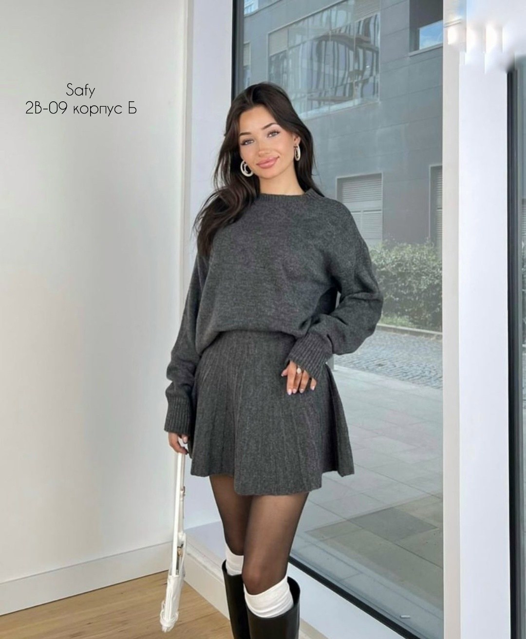 костюм свитер и юбка,костюм кофта и юбка,костюмы женские с юбкой,вязаный костюм с юбкой,теплый костюм с юбкой