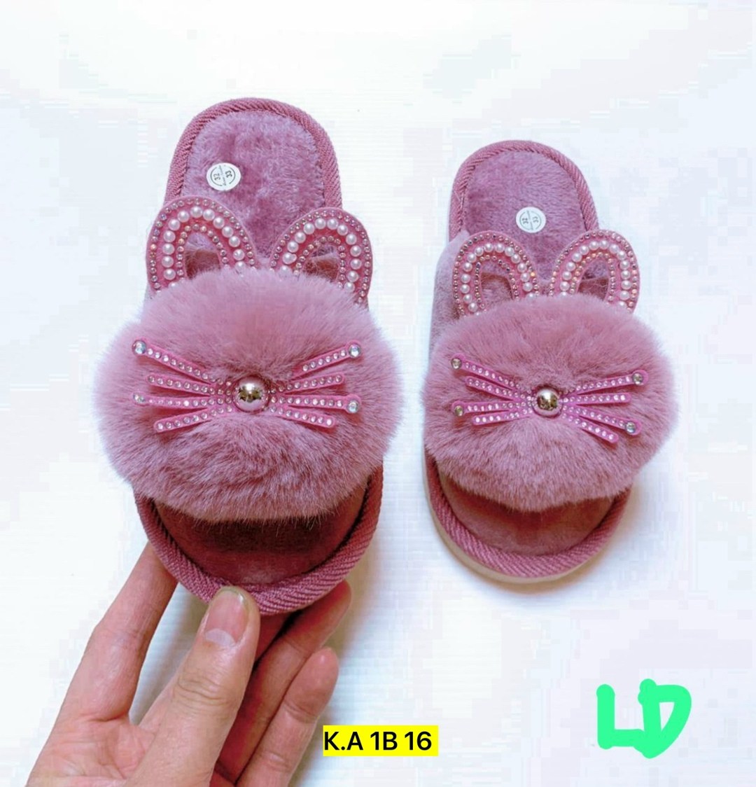 красивые тапочки,тапочки для девочек,тапочки домашние,тапочки женские,детские меховые домашние тапочки