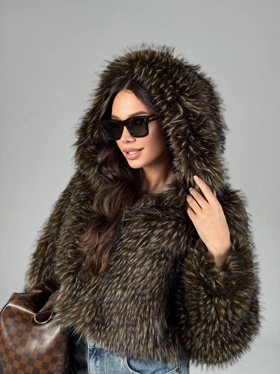 шуба из енота,женская шуба,меховая куртка,шуба енот длинная елена фурс,вязаная шуба