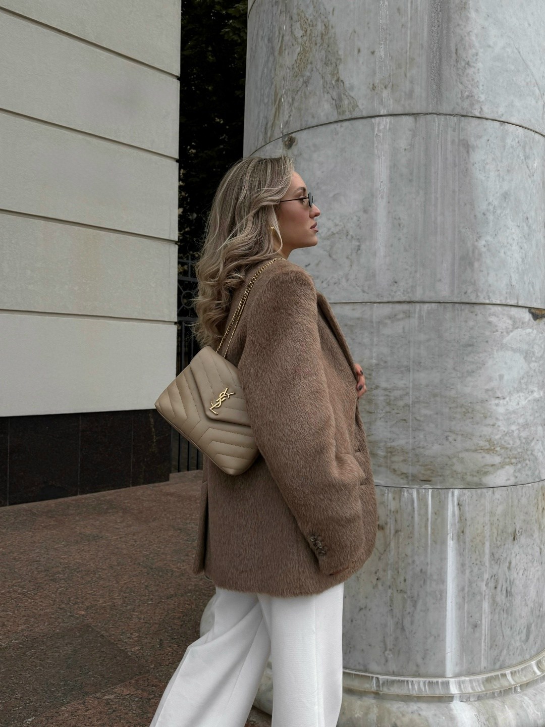 модные образы,стильные образы,мода стиль,брюки палаццо и пиджак оверсайз