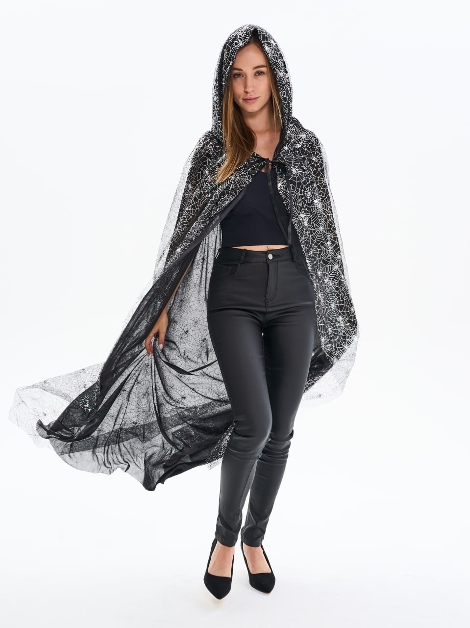 прозрачная накидка,накидка,накидка с капюшоном,плащ с капюшоном,карнавальный плащ