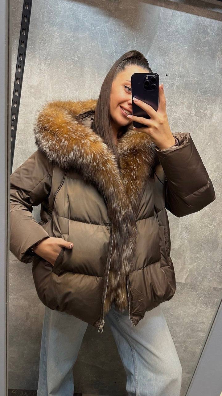 пуховики с натуральным мехом,женские пуховики,пуховик повседневный,пуховик с мехом,пуховик женский с мехом