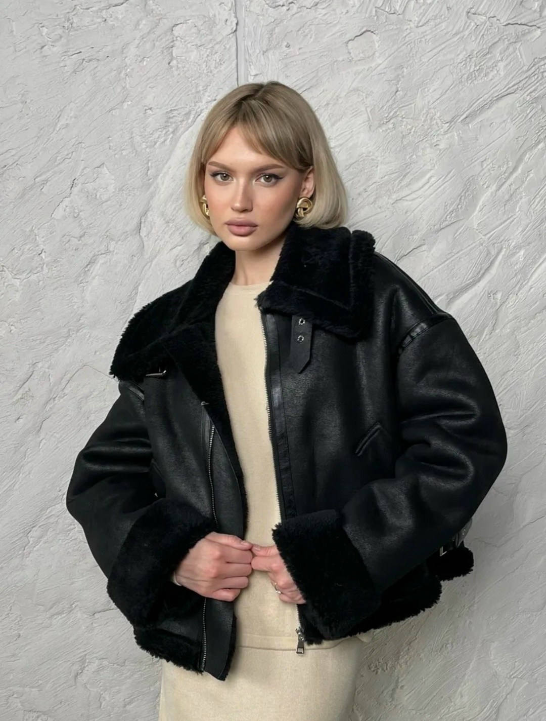 мужская дубленка пилот,кожаная куртка,мужская дубленка,меховая куртка,дубленка авиатор зара