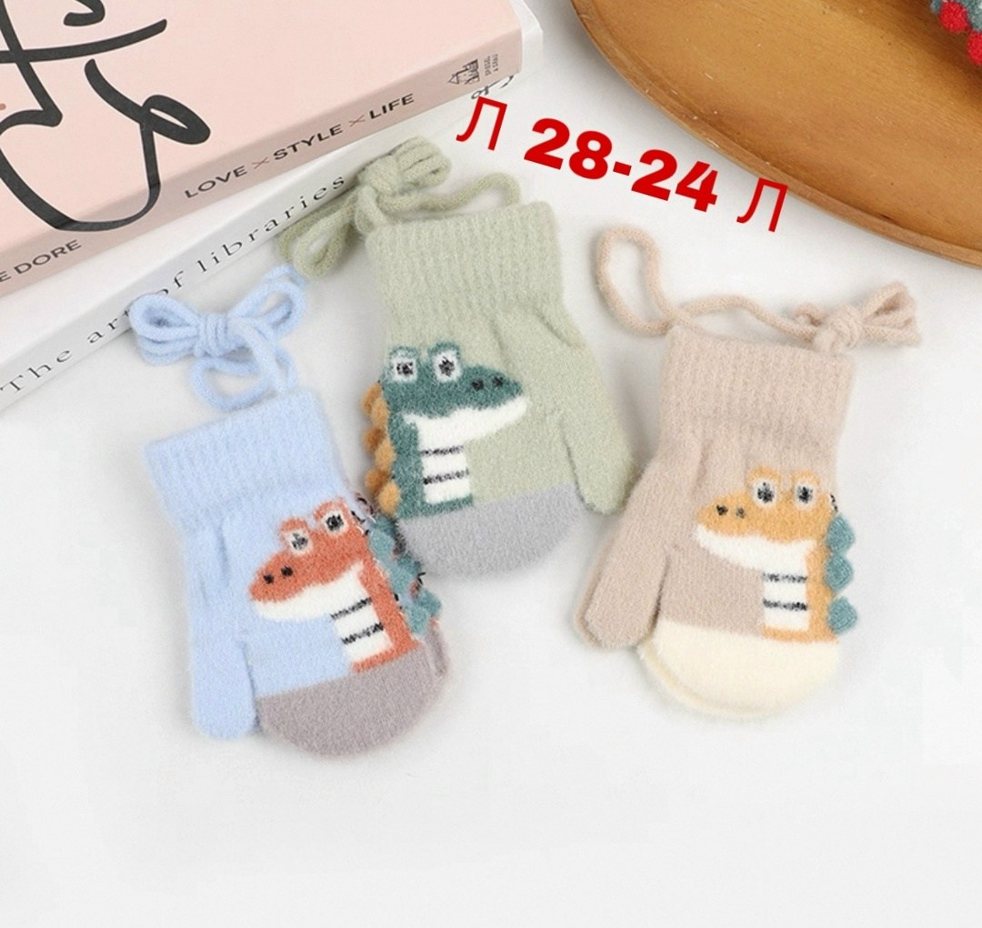 варежки детские,варежки детские на шнурке kim lin,варежки и перчатки,варежки для детей,варежки двойные