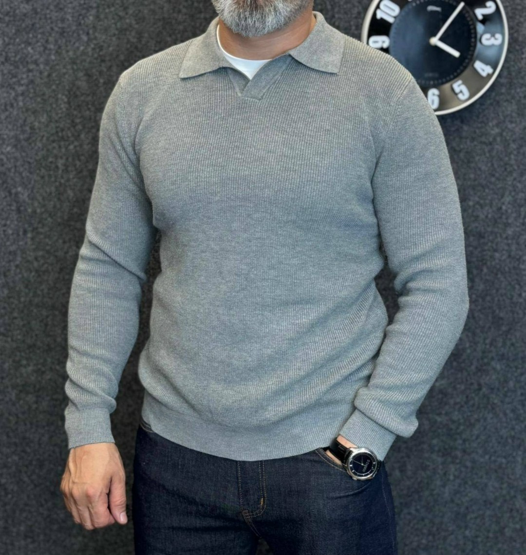 свитер с воротником,свитер с воротником поло,свитера мужская,мужская кофта,мужской пуловер