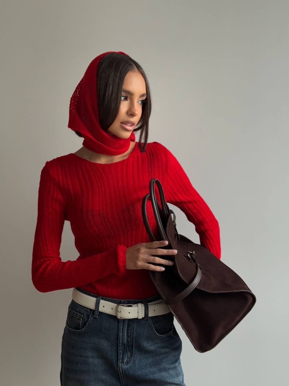 красная водолазка,водолазка женская,водолазка,кофта женская,водолазка в рубчик красная