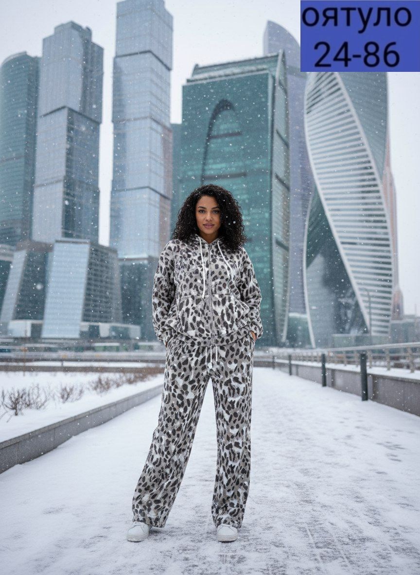 костюм леопардовый,женский спортивный костюм с леопардовым принтом,костюм на флисе,костюм женский леопард,костюм с брюками
