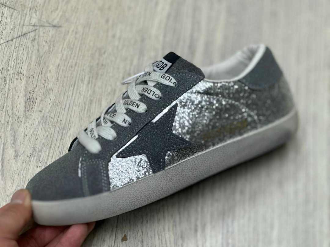 ,кеды golden goose,golden goose super star,блестящие кроссовки,golden goose кеды блестящие