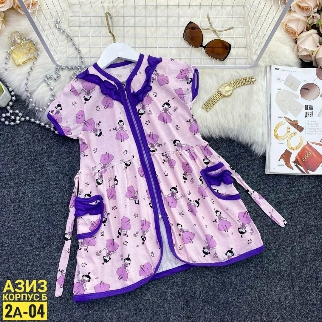 детский халат для девочек,платье для девочек,халат детский,халат для девочек,