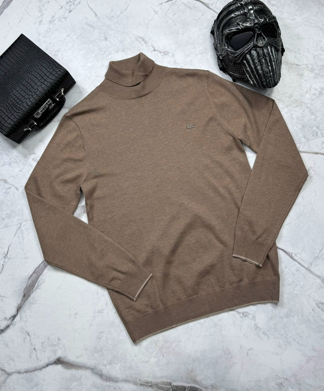 свитер с горлом,мужские свитера,мужская кофта,мужская водолазка,бежевый джемпер