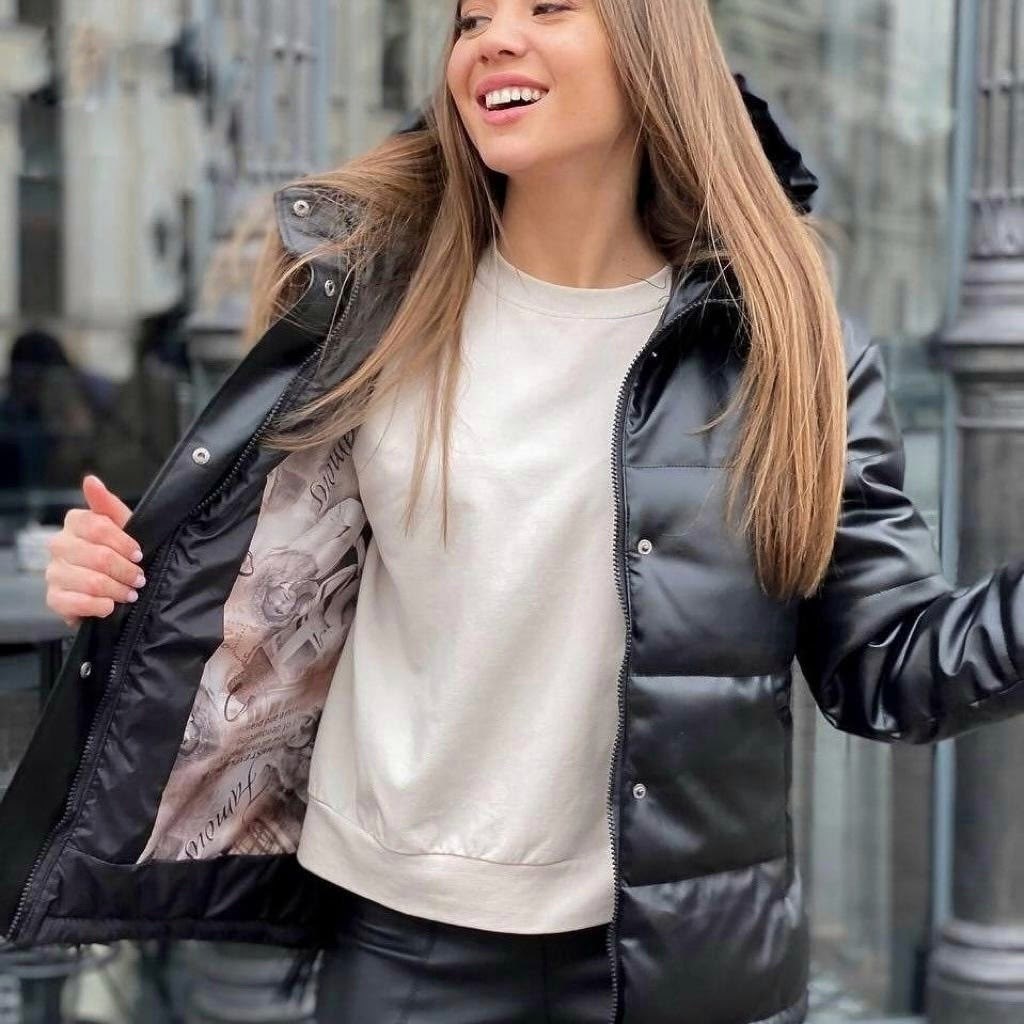 куртка из экокожи женская,куртка женская демисезонная из экокожи,дутая куртка из экокожи,куртка короткая из экокожи,куртки экокожа женские