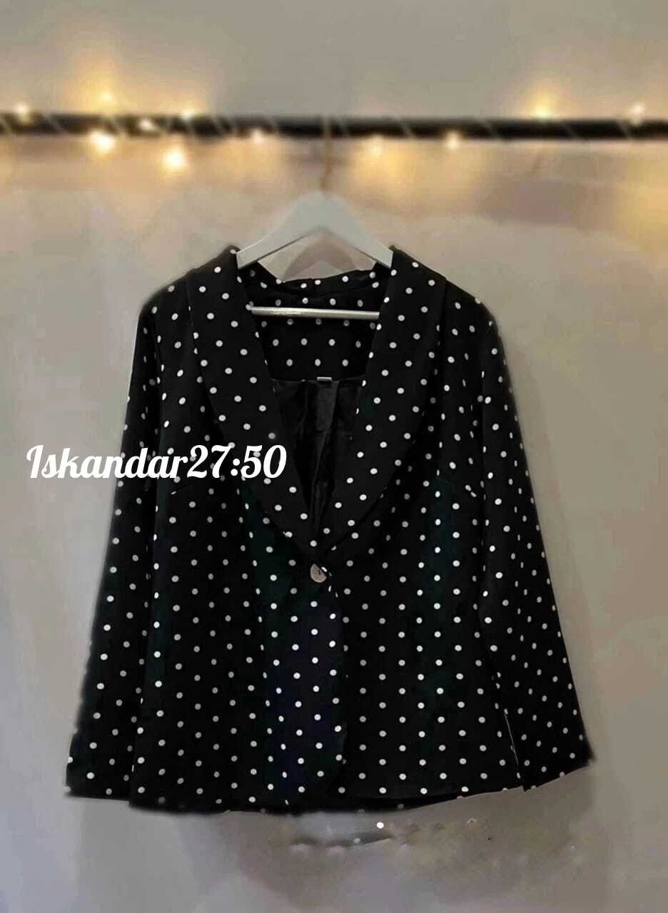 пиджак в горошек,пиджак женский,пиджак,стильный пиджак,кардиган пиджак