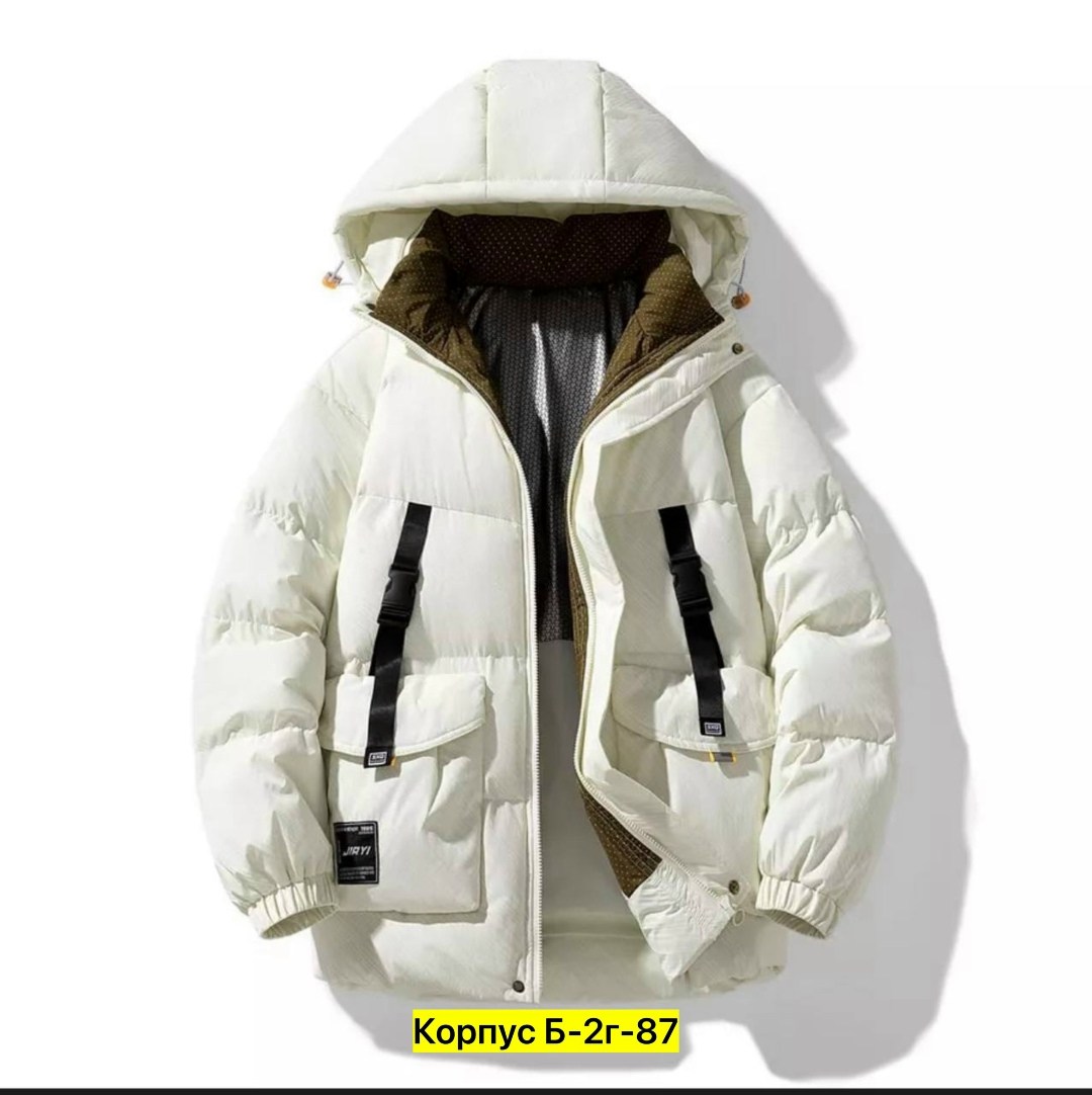 куртка белая,модные пуховики,белая куртка мужская,куртка зимний с капюшоном,куртка пуховик мужская