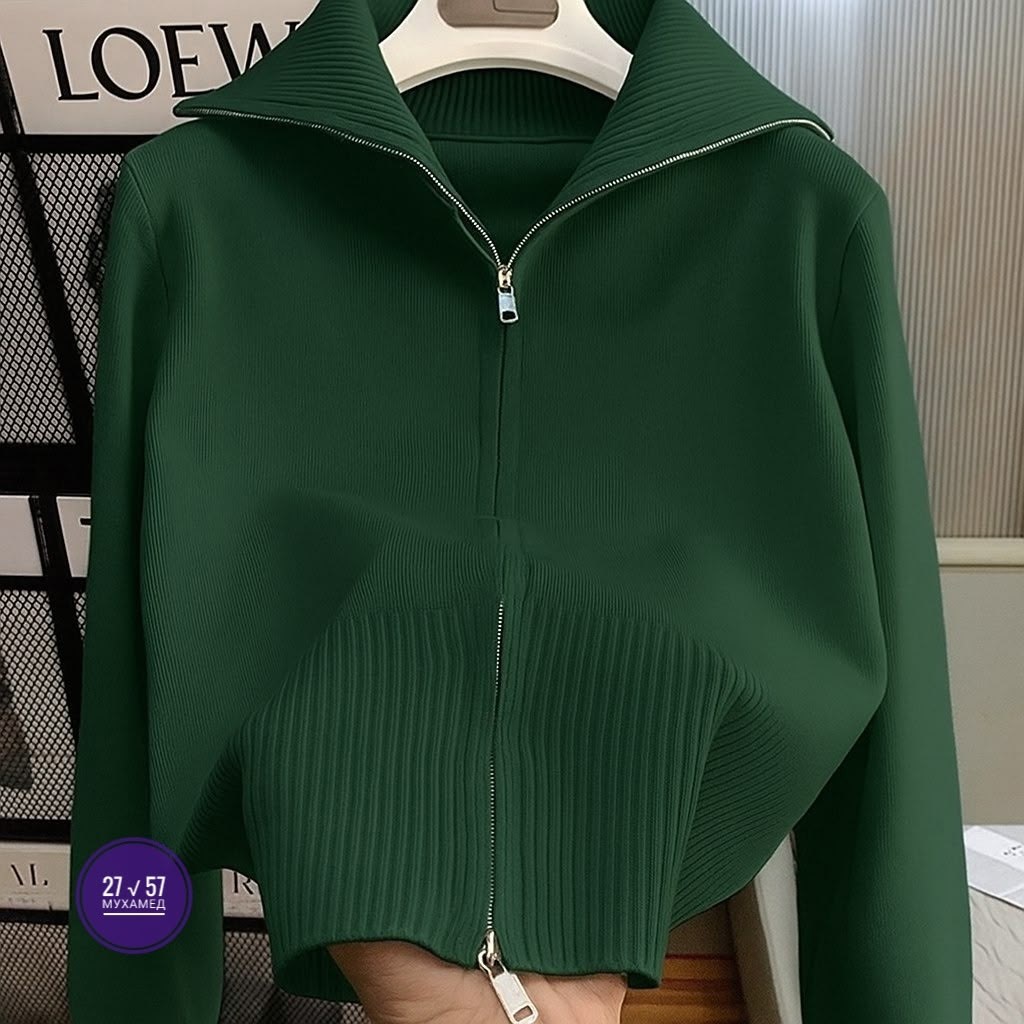 женская кофта,свитер на молнии женский,кардиган с воротником,теплая кофта,свитер с воротником