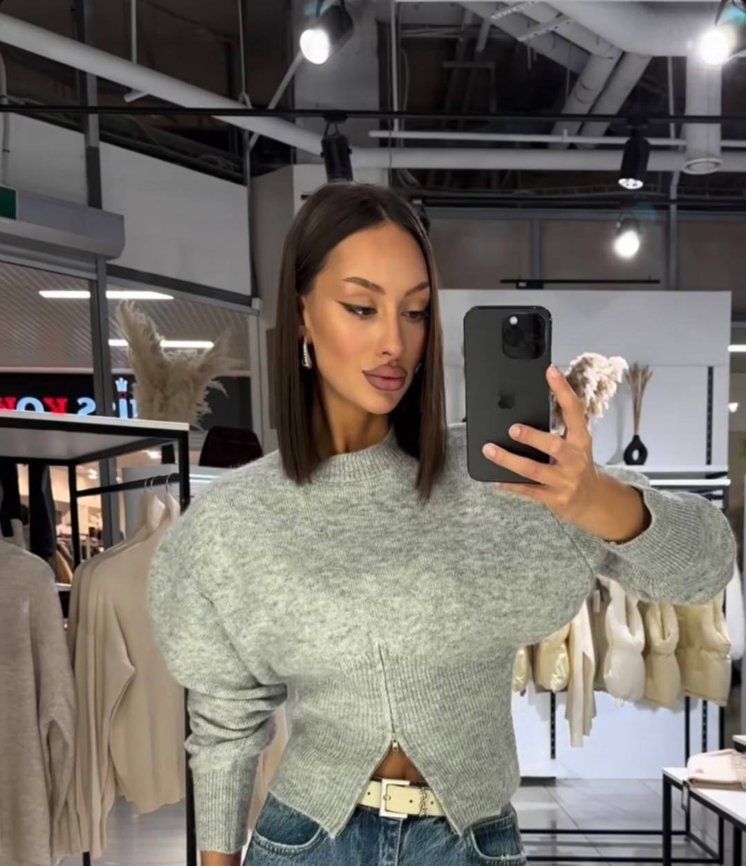 свитер модный,женская кофта,стильный свитер,свитер укороченная,свитер